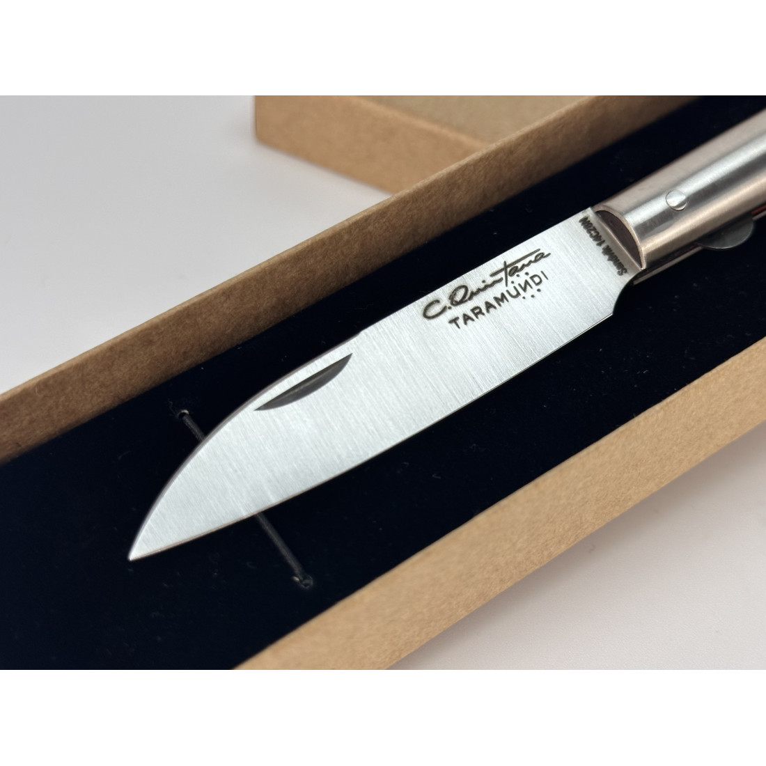 NAVAJA TARAMUNDI J.C. QUINTANA -ROBLE TERMOTRATADO Y ACERO SANDVIK 14C28N