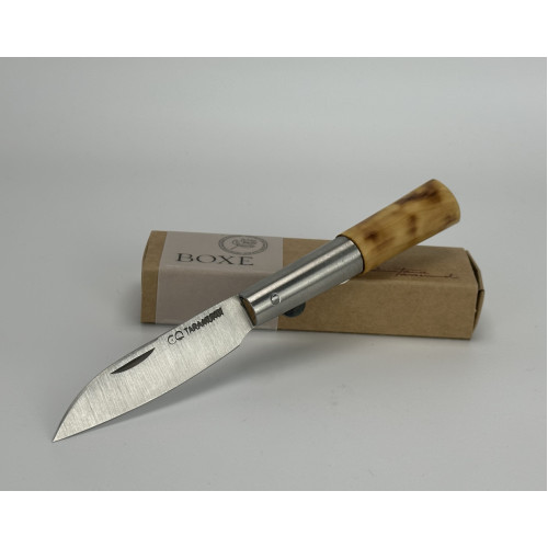 NAVAJA TARAMUNDI J.C. QUINTANA -BOJ QUEMADO 7" CON BLOQUEO