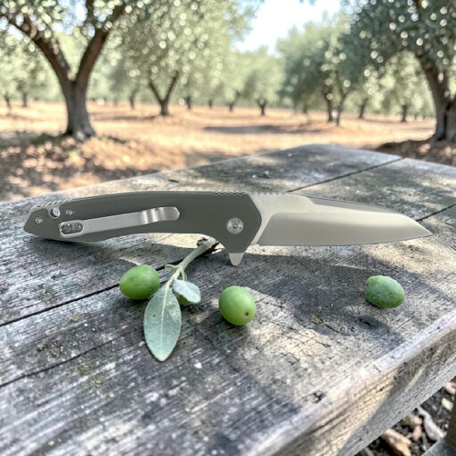 Navaja Flipper Simón G10 Verde Recta