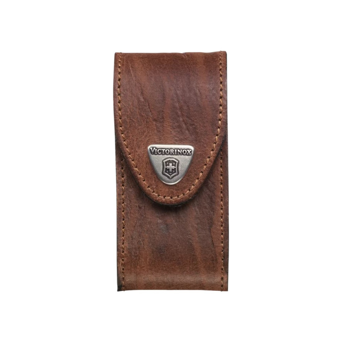 FUNDA DE PIEL ANCHA MARRÓN PARA CINTURÓN