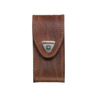 FUNDA DE PIEL ANCHA MARRÓN PARA CINTURÓN