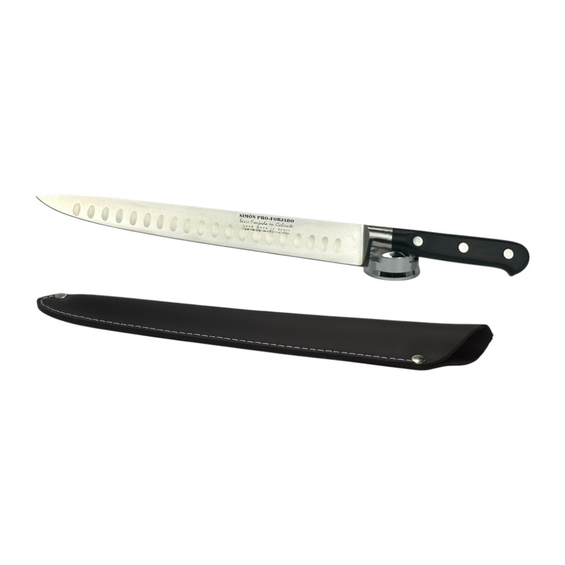 Cuchillo Trinchar Corto Alveolado Simón Pro Forjado Cuchillo Trinchar Corto Alveolado Simón Pro Forjado