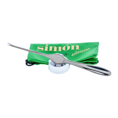 CUCHARITA DE MARISCO INOXIDABLE